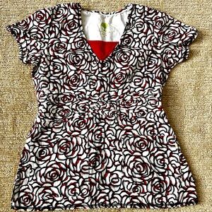 Healing Hands Floral Print Top